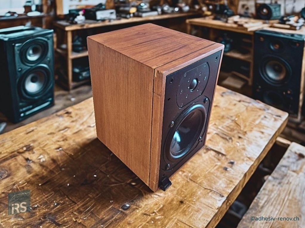 Enceinte ancienne et abîmée avant rénovation