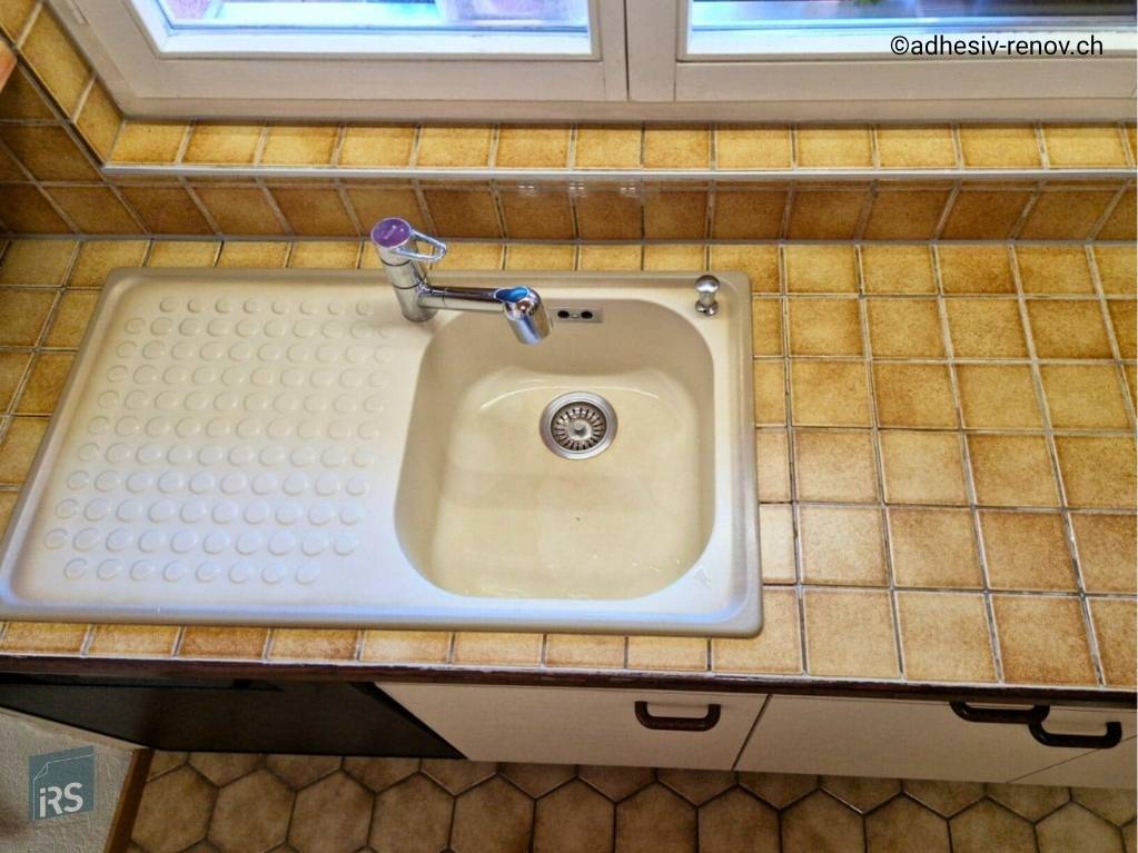 plan de travail en carrelage